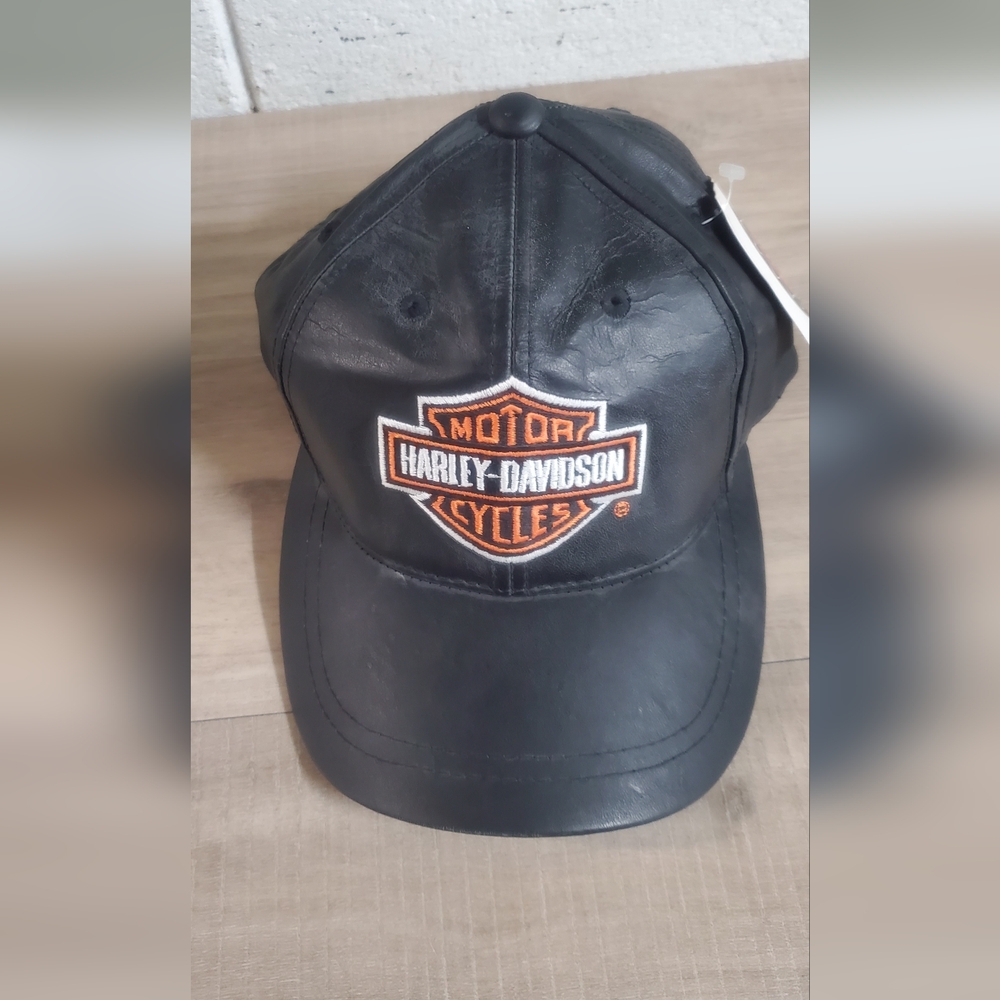 Harley Davidson Leather hat